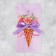 Money envelope "Happy Birthday", flowers, 8 × 17.2 cm