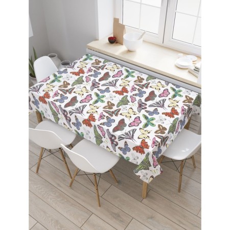 Tables on the table “Flight of butterflies”, rectangular, oxford, size 120x145 cm