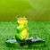 Garden figure "Frog is clapping" 15x10cm