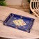 Born tray, batik 32x20x5 cm