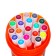 A set of markers 24 colors is bilateral, in plastic tube mix
