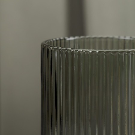 Branch glass 400ml, 8*13 cm, round bottom, graphite color-2