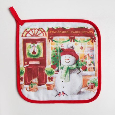 Kitchen kit “Joy”, mittens-seizure 20x28cm, 19x19cm wax, 100%HL-2