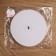 Knitted elastic, 25 mm, 25 ± 2 m, white color