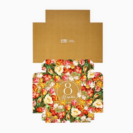 Box for confectionery "March 8", 8 ", 17 × 20 × 6 cm-4