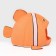 Animal house "Fish-Clown", 31 x 30 x 28 cm, orange