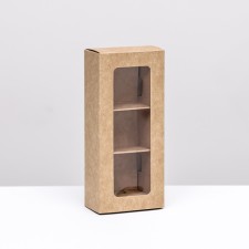 Box with a shell with a window 