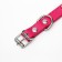 The collar "Bows and Rhinas", 38 x 1.5 cm, Osh 27-33, pink