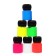 Acrylic paint, set of 6 colors x 20 ml, FLUO, ZHK Decola, fluorescent, 4341100