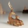 Polystone souvenir "Deer with a deer" 10.5x6x12.5 cm