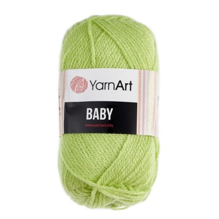 Baby yarn 100% acrylic 150m/50g (13854 bright salad)-3
