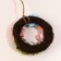 Wreath Suspension on Easter with flowers, 12 cm
