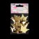 Application "Crown", 3.7 × 3.7 cm, 10 pcs, the color of the gold