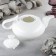 Teapot porcelain blanket Wilmax, 800 ml, white color