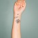 Tattoo on the body Black "Universe" 7.5x14 cm
