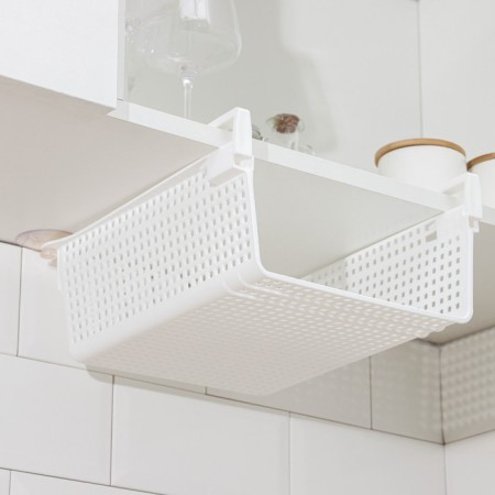 Storage basket suspended "loft", 29 × 26 × 11 cm, white color-3