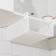 Storage basket suspended "loft", 29 × 26 × 11 cm, white color