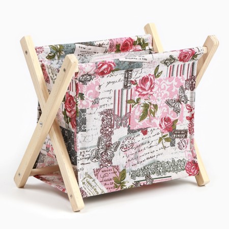 Newspaper, stand for books and magazines "Rose", 26 × 16 × 23 cm-1