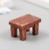 Figure for Florarium Polystone "Wooden table" 3.3x2.3x2.3 cm