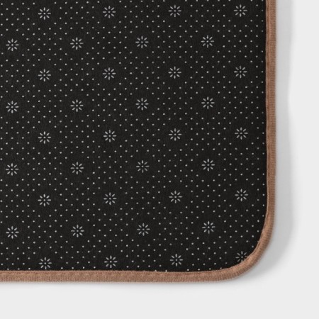 Bath and toilet rug of the Dolyan "Rally", 40 × 60 cm, brown color-4
