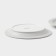 Magistro jarwah lausanne plates, d = 21.3 cm, dining, set 2 pcs, porcelain, gray