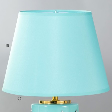 AMELIA table lamp E14 40W azure 24x24x37 cm Risalux-3