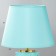 AMELIA table lamp E14 40W azure 24x24x37 cm Risalux