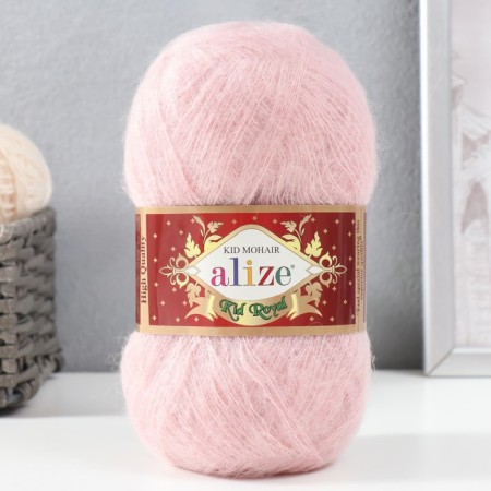 Yarn "Kid Royal 50" 62% moher, 38% polyamide 500m/50g (161 powder)