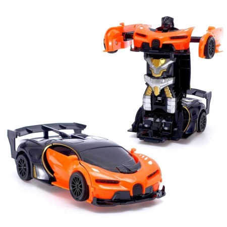 Robot Radio -controlled "Sports", transforms, works from batteries, color mix-4
