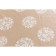 MEIWA tablecloth, round, 152 cm, beige color