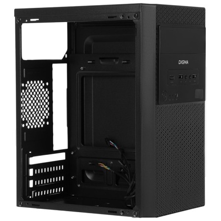 DIGMA DC-MATX103 -U2 Black Black Black BP MATX 1x80mm 2x120mm 2xusb2.0 Audio-6
