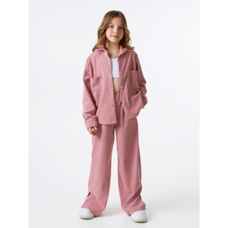 Shirt velvet nursery amababy Velvet, height 140 cm, pink color-12