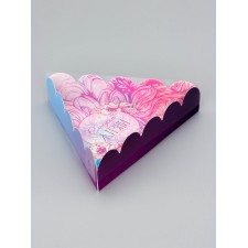 Коробка для печенья, кондитерская упаковка, "Сладкой жизни", 18 х 18 х 4 см