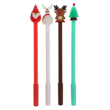 Gel Helly Helmer, Mix, Santa Claus/Christmas tree/Deer/Snowman