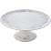 A plate for a cake on the leg Bernadotte, decor "Wild rose, gold layer", 32 cm