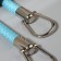 Handle for bag, 57 cm, blue color