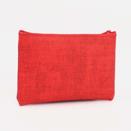 Women's wallet with lightning, red color-1