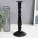 Summary Metal for 1 candle "Stylish" black matte 26x10x10 cm