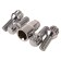 Secret Bolts Skyway, M12x1,25x28 cone, 5 beam, 1 cl, chromium, set 4 pcs