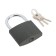 Castle of the hinged tundra Onekey001, 75 mm, with one secrecy, 3 keys