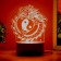 Lamp "Chinese dragon" LED white 14x9.5x16 cm