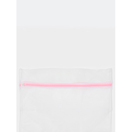 A bag for washing linen shade, 50 × 60 cm, small mesh, white color-6