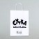 Gift package with jokes, crafted "painted", white, 32 x 24 x 10.5 cm