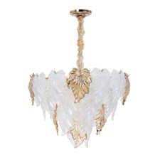 Suspended chandelier Arte Lamp Lilly A4070LM-9GO, E14, 9x40 W, 61x61x43 cm, golden
