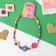 Children's "chosen" chamomile with beads, 35 cm, color mix