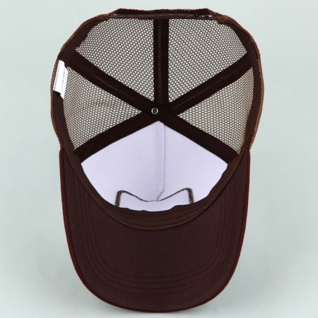 Men's cap with a grid "Cat", river 56-5