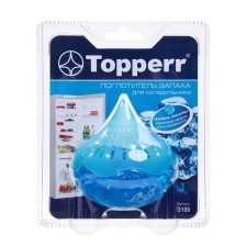 The absorber of the smell for the refrigerator Topperr gel blue ice