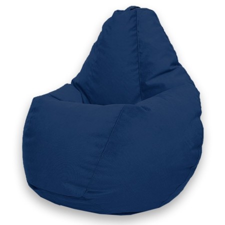 The hand-bag “Pear” is positive Luma, size m, diameter 70 cm, height 90 cm, velor, blue color