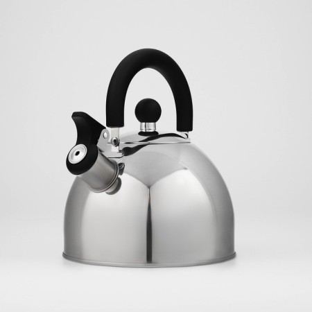 A stainless steel kettle with a whistle, 1.8 liters, induction-1