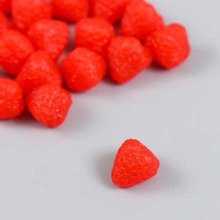 Decor for creativity PVC "Strawberry Berry" set 20 pcs 1x1x0.6 cm